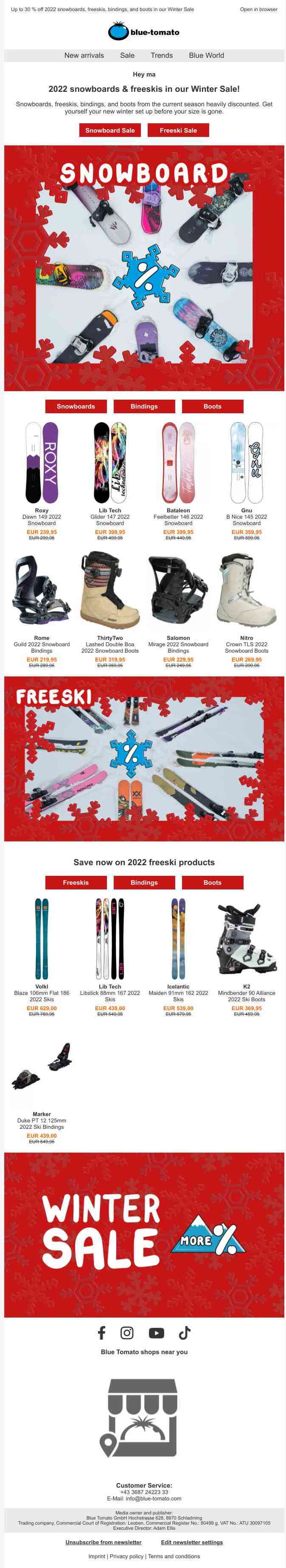 Snowboard X Freeski Sale