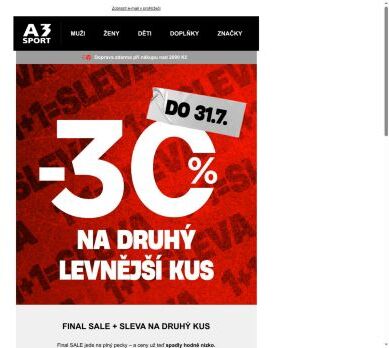Final sale + sleva na druhý kus? Letní kombo, co nechceš propásnout