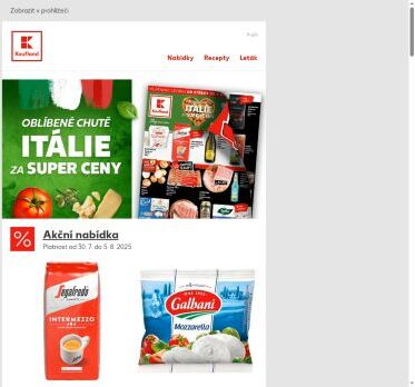 Oblíbené chutě Itálie - již od středy!