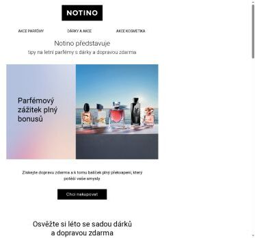 Doprava zdarma a set dárků