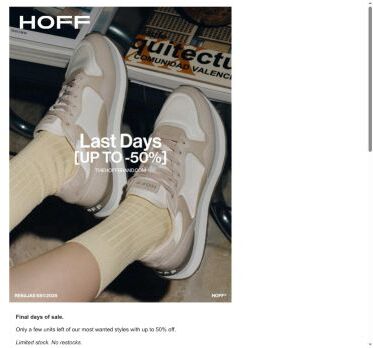 LAST DAYS | UP TO 50% OFF