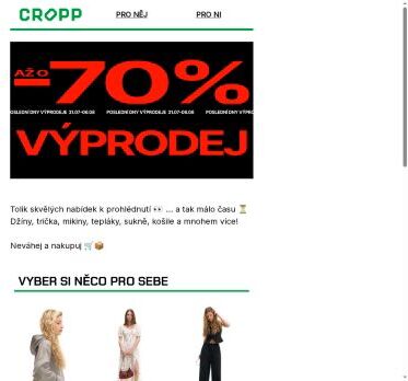 😬 Poslední dny výprodeje za nižší ceny až -70%? 😱