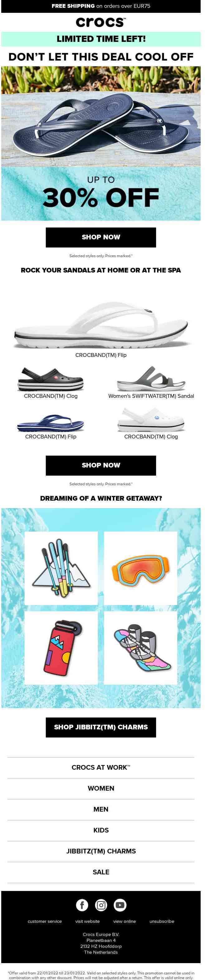 Hurry! This offer ends tonight: get 30% off.