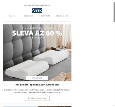 🛌 Dopřejte si kvalitní spánek se slevou až 60 %