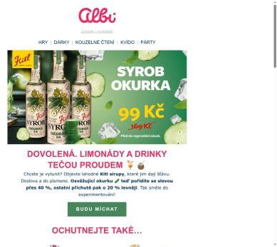 Výhodné léto s Albi pokračuje! 😎🌴