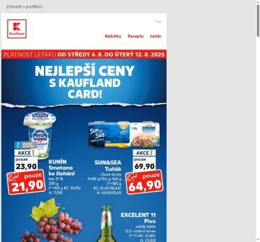 Nejlepší ceny s Kaufland Card - Již od středy!