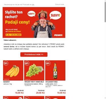 Slyšíte ten rachot? Padají ceny!