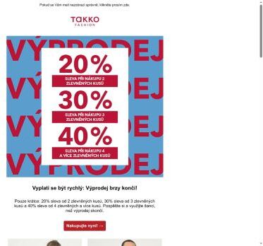 Výprodej brzy končí! Sleva až 40%