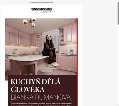 Kuchyň dělá člověka – tentokrát s Biankou Rumanovou.