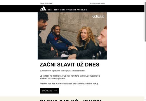 Získej slevu 245 Kč jako dárek k narozeninám!