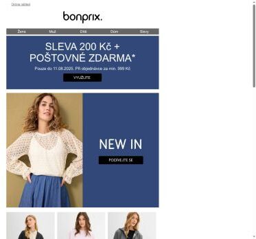 200 Kč a poštovné zdarma pro Vás