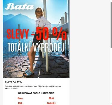 Nové slevy 🔥 Až -50 %