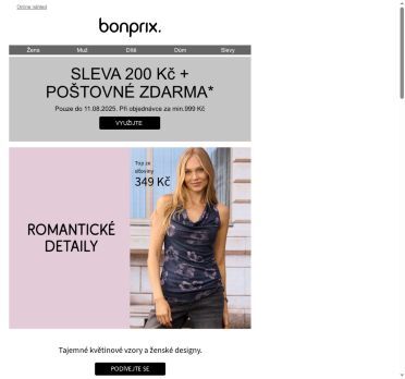 Pouze krátce: 200 Kč + poštovné zdarma