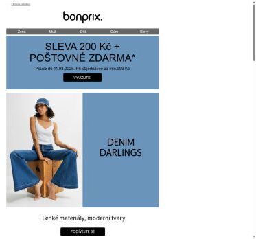 Dnes naposledy: 200 Kč + poštovné zdarma