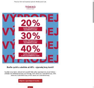 Sleva až 40% - už jen chvíli!
