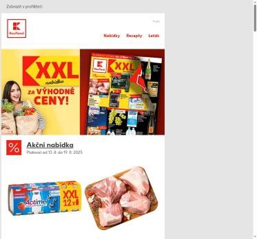 XXL nabídka - již od středy!