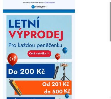 Je tu letní výprodej!