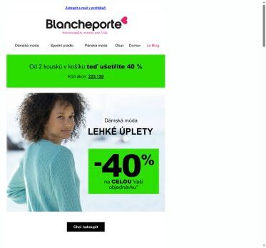 -40 % | Lehké úpletové vrstvení