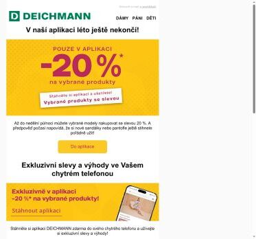 Léto nekončí! Žhavých -2️⃣0️⃣ % v aplikaci ☀️