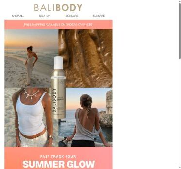 Your express ticket to a summer glow ✈️
