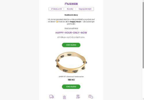 Happy Hours běží – tvůj oblíbený kousek je teď ve slevě! ⏰