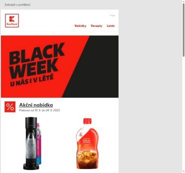 Black week u nás i v létě - od 18. 8. do 24. 8. 2025