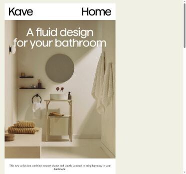 A complete new bathroom collection