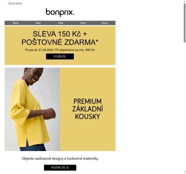 Nepropásněte: 150 Kč + poštovné zdarma!