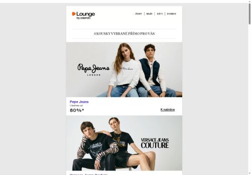Versace Jeans Couture, Pepe Jeans & Armani Exchange ⎪ Jen po dobu určitou