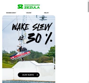 Jedinečná šance: 👉 Stovky wakeboardových produktů s až 30 % slevou!