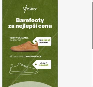 Začít s barefooty a stihnout slevu 1000 Kč ✅