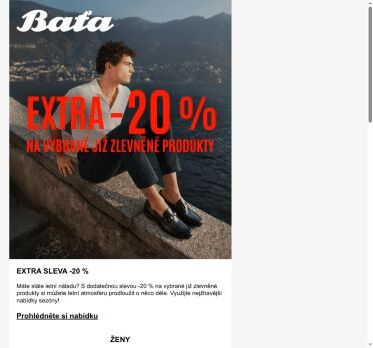 EXTRA SLEVA -20 % NA JIŽ ZLEVNĚNÉ PRODUKTY💣