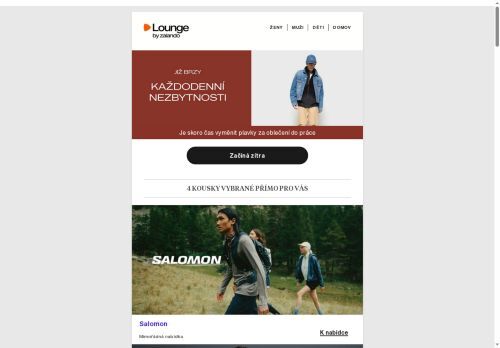 Salomon, Polo Ralph Lauren, On & a více lahůdek čekají na vás