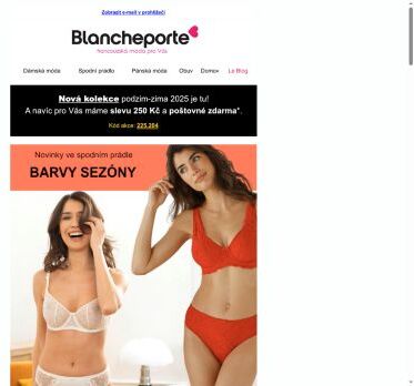 Výhodněji ► Spodní prádlo v barvách sezóny