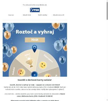 Soutěž o dárkové karty začala!  🎁