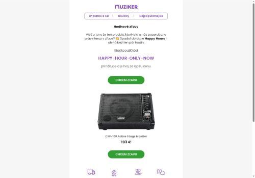 Happy Hours bežia – a tvoj vyhliadnutý kúsok je v zľave! ⏰
