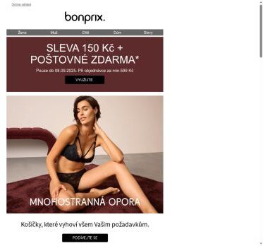 Těšte se na 150 Kč slevu + poštovné zdarma 🤩