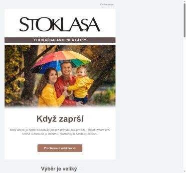 Když zaprší, deštník či pláštěnka se hodí