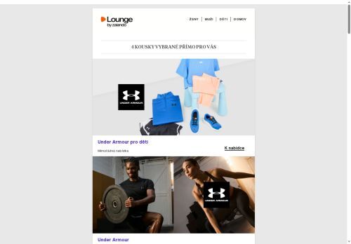 Under Armour, Vero Moda Tall, TOMS & a více lahůdek čekají na vás