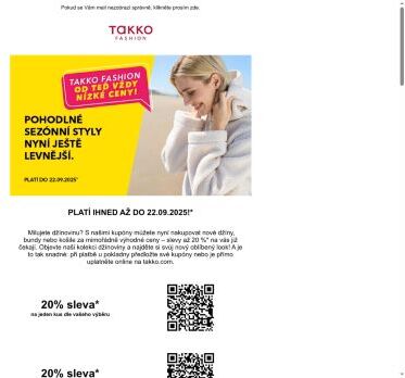 🎉 Získejte až 20%* slevu – Vaše exkluzivní kupóny čekají!