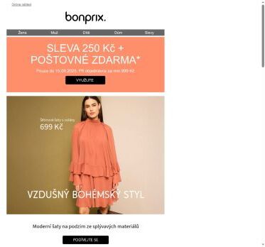 250 Kč+ poštovné zdarma pro Vás!