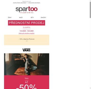 ☎️ Móda jen a jen pro vás! Až -50% na značky Deeluxe, Hispanitas, Oakwood, JDY a Vans s doručením zdarma