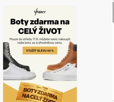 Vyhrajte boty zdarma na celý život!