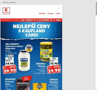 Nejlepší ceny s Kaufland Card - již od středy!