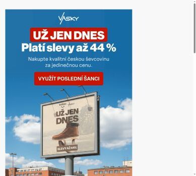 Už jen do půlnoci: slevy až 44 %!⏰