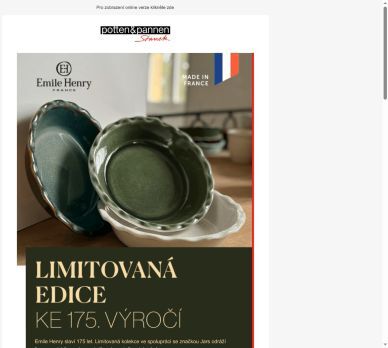 Limitovaná edice ke 175. výročí značky Emile Henry.