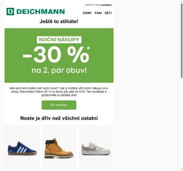 Ještě to stíháte! -30 % na druhý pár ✌️🤑