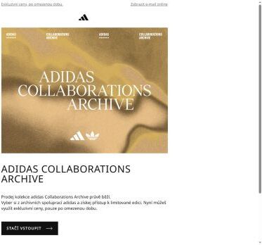 Prodej kolekce adidas Collaborations Archive právě běží.