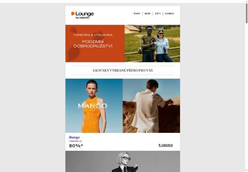 Mango, KARL LAGERFELD Nově: turistika & cyklistika v podzimní výbavě