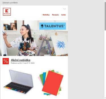 Talentus - od 22. 9. do 27. 9. 2025